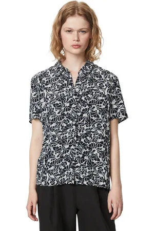 Marc O’ Polo Blouse met korte mouwen