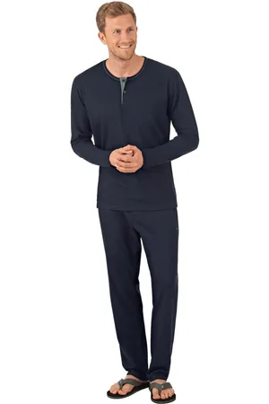 Trigema Pyjama comfortabele pyjama van bio-katoen (gecontroleerd biologische teelt) (1-delig)