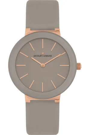 Jacques Lemans Kwartshorloge Monaco, 42-9G Polshorloge, dameshorloge, crystexglas, leren armband