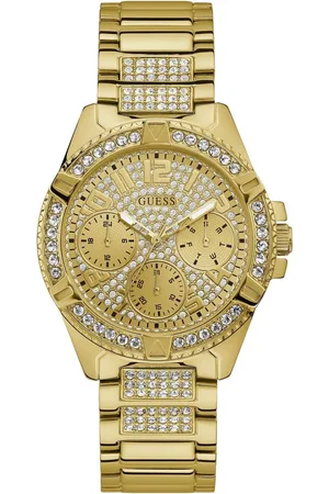 Guess Multifunctioneel horloge LADY FRONTIER Horloge, quartzhorloge, dameshorloge, analoog, stalen armband