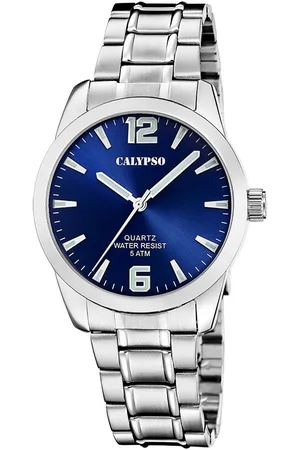 Calypso Kwartshorloge Basic Horloge, herenhorloge, stalen band, analoog