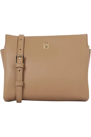 Tommy Hilfiger Schoudertas TH LEGACY MINI CROSSOVER , dames schoudertas, schoudertas met th-sieraad