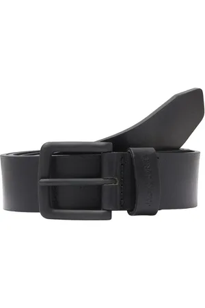 JACK & JONES Leren riem JACROMA LEATHER BELT NOOS