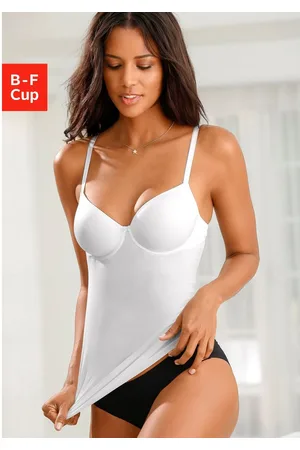 Lascana Bh-hemd met steuncups Invisible Pink met beugel en spacer cups