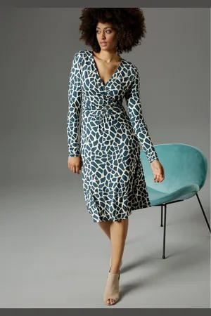 Aniston Jerseyjurk met gekleurde animal-print