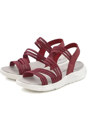 Lascana Sandalen Zomerschoen Sandalette, zomerschoen, ultralichte zool, elastische bandjes VEGAN