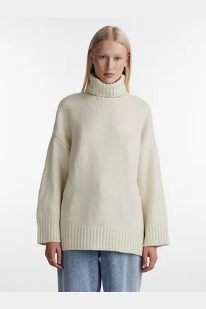 Pieces® Coltrui PCNANCY LS LOOSE ROLL NECK KNIT NOOS BC