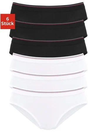 H.I.S Bikinibroekje elastische katoenkwaliteit (6 stuks, Set van 6)
