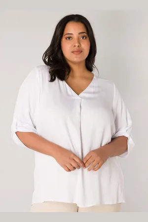 Base Level Shirtblouse Yanina met v-hals