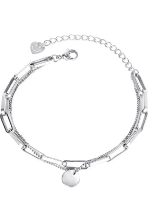 Firetti Armband Sieraden cadeau roestvrijstalen armbanden ankerkettengliederung schijfjes