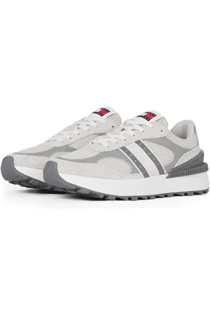 Tommy Hilfiger Plateausneakers TJW TECH RUNNER vrijetijdsschoen, lage schoen, veterschoen met contrastafwerkingen