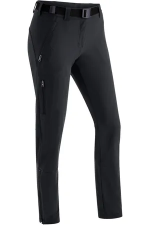 Maier Sports Functionele broek Lana slim Dames wandelbroek, ademende outdoorbroek, 3 zakken, slim fit