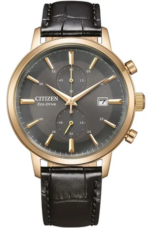 Citizen Chronograaf CA7061-26X Polshorloge, herenhorloge, solar, stopwatchfunctie, leren band