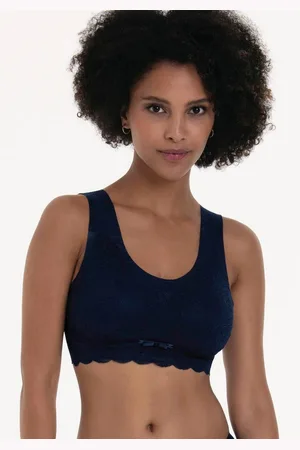 Anita Bralette Essentials Kant met voorgevormde cups Bloemige kant, uitneembare schuimcups, delicate zijden band (1-delig)