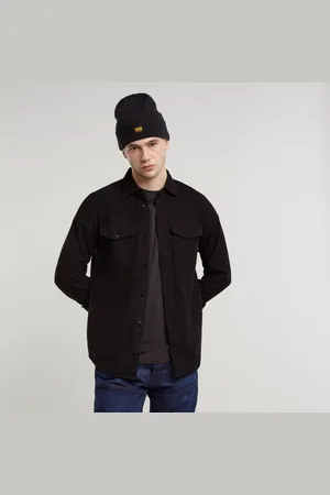 G-Star Jeans overhemd Marine Slim met klepzakken