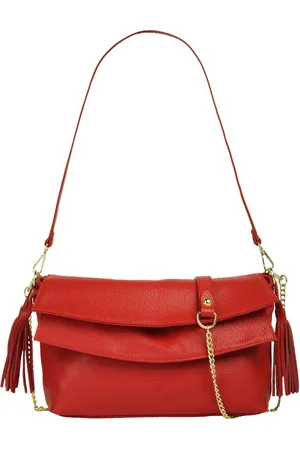 Samantha Look Schoudertas echt leer, made in italy