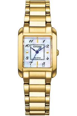 Citizen Solarhorloge Polshorloge, dameshorloge, roestvrijstalen armband, saffierglas