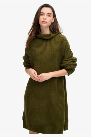 Superdry Jerseyjurk CHUNKY RIB KNIT JUMPER DRESS
