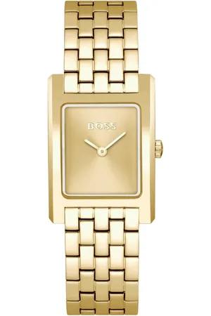 HUGO BOSS Kwartshorloge Lucy Horloge, dameshorloge, stalen band, analoog