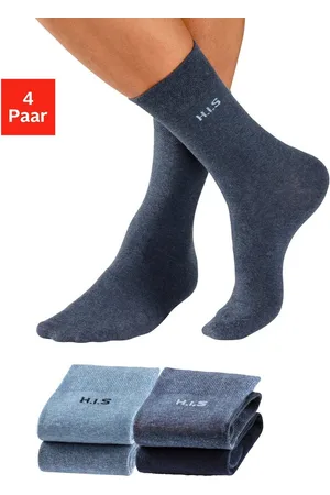 H.I.S Sokken met knelvrije boord (set, 4 paar)