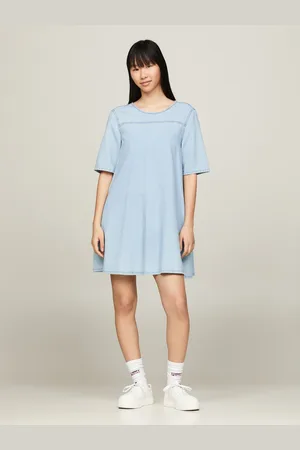 Tommy Hilfiger Jurk in a-lijn TJW CHAMBRAY A-LINE SS DRESS EXT