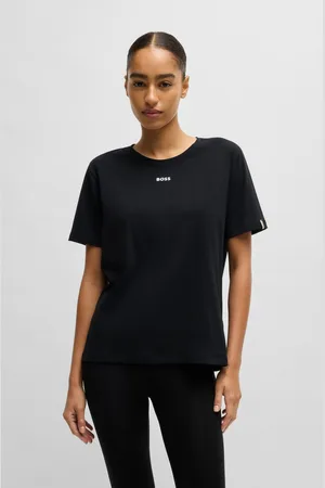 HUGO BOSS T-shirt CI_T-Shirt met logo-opdruk & label
