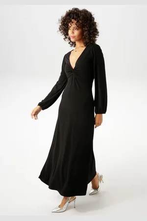 Aniston Maxi-jurk met verfijnde knoop bij de decolleté - nieuwe collectie