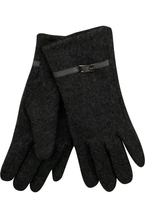 Capelli new york Fleece-handschoenen met decoratieve riem