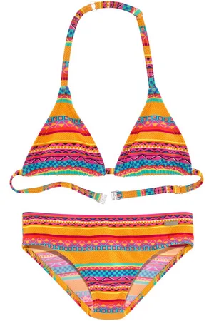 Buffalo Triangelbikini Lux Kids met abstracte print