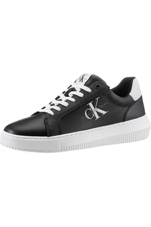 Calvin Klein Plateausneakers SEAMUS 20L vrijetijdsschoen, lage schoen, veterschoen met contrast bies