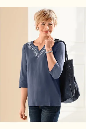 Classic Basics Shirt met 3/4 mouwen Shirt (1-delig)