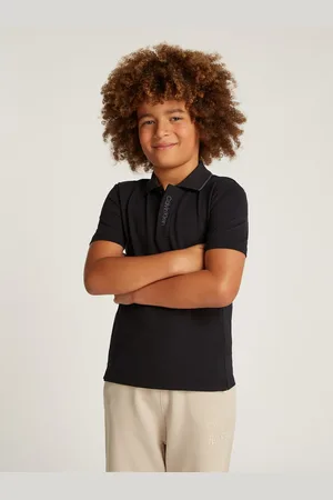 Calvin Klein Poloshirt EMBRO. CK LOGO PIQUE POLO voor kinderen tot 16 jaar met logo-opdruk