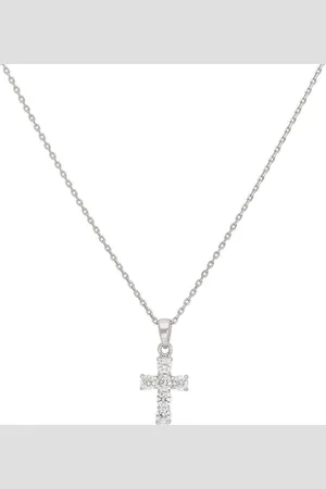 Firetti Ketting met hanger Sieraad cadeau 925 halssieraad halsketting ankerkette kruis