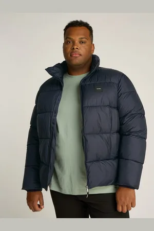 Calvin Klein Gewatteerde jas BT_QUILT PUFFER MW in grote maten met logopatch