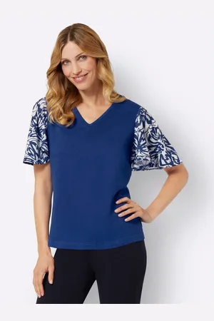 Classic Basics Shirt met korte mouwen Shirt met V-hals (1-delig)