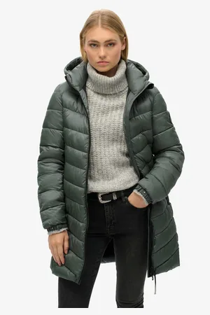 Superdry Gewatteerde jas HOODED FUJI MID GEWATTEERDE JAS