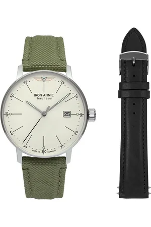 Iron Annie Kwartshorloge 50341_Set Horloge, herenhorloge, datum, glow-in-the-dark wijzers, Made in Germany