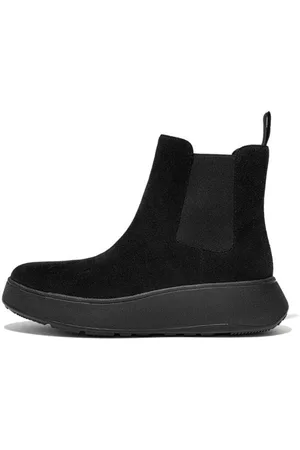 FitFlop Chelsea-boots F-MODE Plateaustiefels, chunky boots met plateausool, aanhaaklus