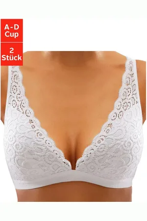Petite Fleur Bralette-bh zonder beugels, van kant, dessous (Set van 2)