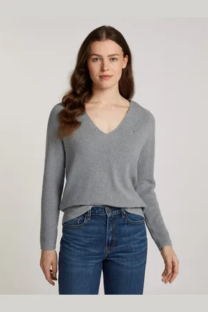 Tommy Hilfiger Gebreide trui CO CARDI STITCH V-NK LS