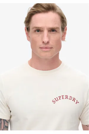 Superdry Shirt met ronde hals TATTOO GRAPHIC T SHIRT