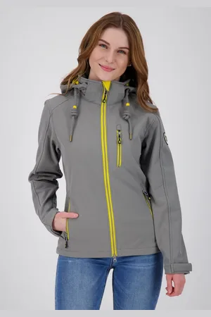 DEPROC-Active Softshell-jack PEAK CREEK WOMEN met afneembare capuchon