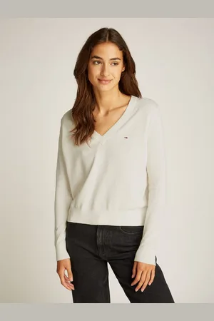 Tommy Hilfiger Trui met V-hals TJW ESSENTIAL VNECK SWEATER EXT