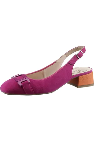 ARA Slingback pumps Graz , avondschoen, zomerschoen, blokhak, in afgeronde vorm