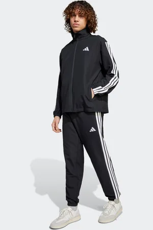 adidas Trainingspak M 3S WV TT TS drie-strepen geweven trainingspak (2-delig)