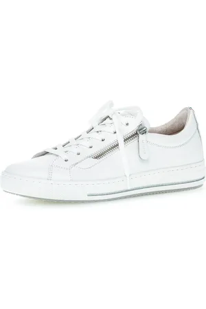 Gabor Sneakers met sleehak Florence zacht gepolsterde schacht, vrijetijdsschoen, lage schoen, veterschoen