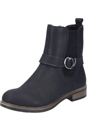 Rieker Winterlaarsjes chelseaboots, laarzen, hakken, met binnenrits
