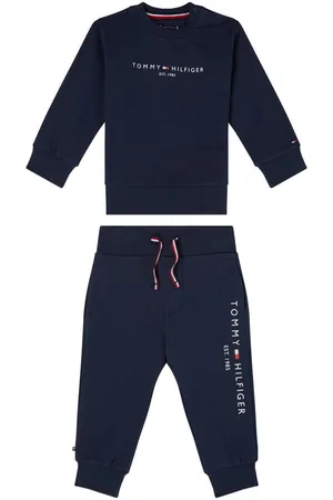 Tommy Hilfiger Shirt & broek BABY ESSENTIAL CREWSUIT (set, 2-delig, 2 stuks)
