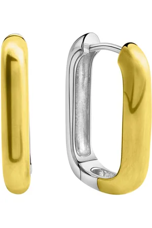 Firetti Paar creolen Sieraad cadeau 925 oorbellen bicolor