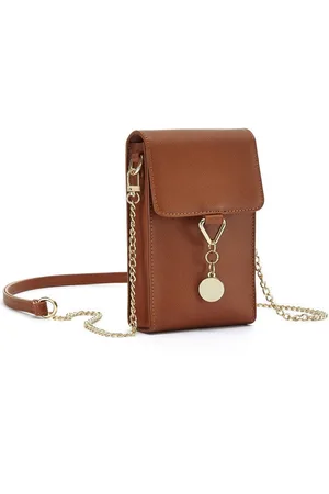 Lascana Schoudertas Hangtag & kettingdetails, minibag, telefoontas, cross-body, VEGAN